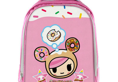 TOKIDOKI Backpack School Bag Pink