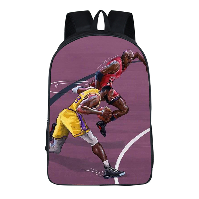 16‘’NBA Backpack School Bag - Baganime
