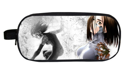 Alita Battle Angel Pencil Case Student’s Large Capacity Pen Bag