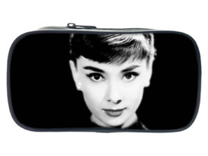 Audrey Hepburn Pen Case Student’s Large Capacity Pencil Bag
