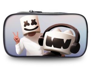 Marshmello Pen Case Student’s Large Capacity Pencil Bag