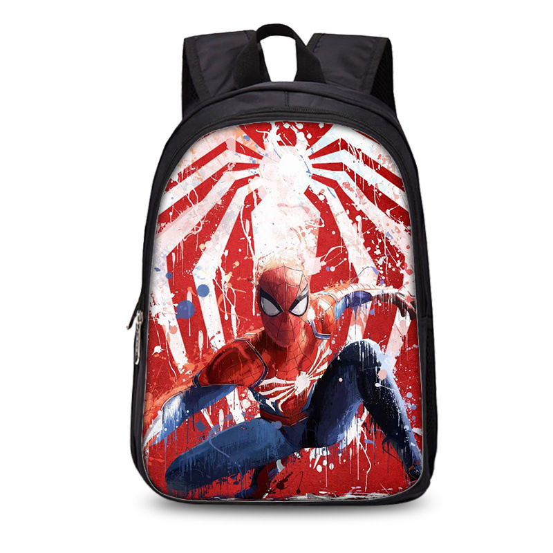 13 Inch Spider-Man: Into the Spider-Verse Backpack School Bag - Baganime