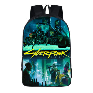 16‘’Cyberpunk 2077 School Bag Backpack – Baganime