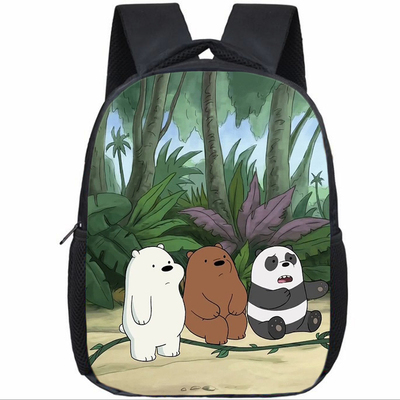 12″We Bare Bears Backpack School Bag – Baganime