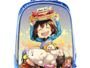 Undertale Backpack School Bag Blue