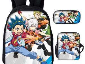 16″Beyblade Burst Backpack School Bag+Messenger Bag+Pencil Bag