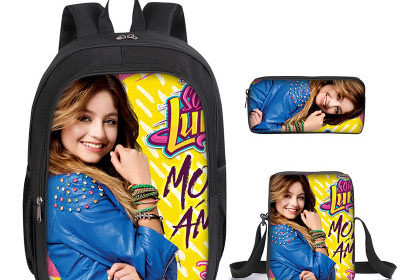 16″Soy Luna Backpack School Bag+Messenger Bag+Pencil Bag