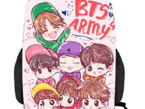 18‘’BTS Backpack Creative Waterproof Change Bag