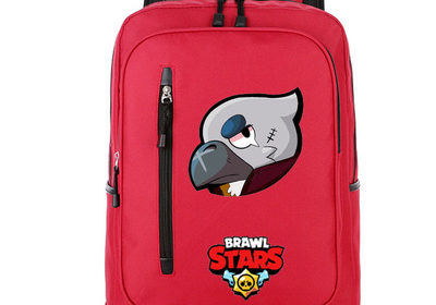 18 Inch Spike Canvas Backpack Shoulder School Bag