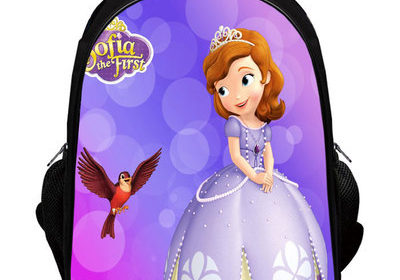 Sofia the First Backpack Kids Youth Student High Capacity Waterproof School Bag Birthday Gifts