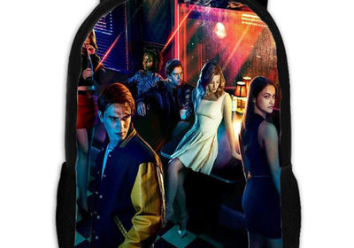 18‘’RIverdale Backpack School Bag Black