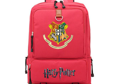 18"Hogwarts Legacy Canvas Backpack Shoulder School Bag