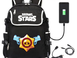 18 Inch Leon Spike USB Backpack School Bag