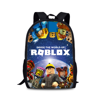 18‘’Roblox Backpack School Bag Black - Baganime