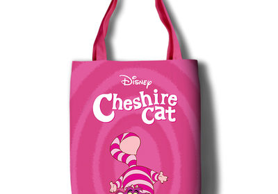 Alice in Wonderland Canvas Grocery Bag Shopping Bag Reusable Large Shopping Canvas Bags Natural White Cloth Shoulder Bags Canvas Tote Bag Perfect for Crafting Decorating