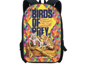 18‘’Birds of Prey Backpack School Bag Black