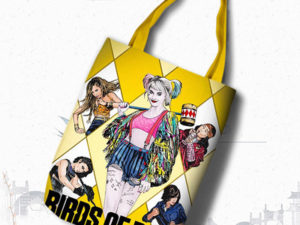 Birds of Prey Canvas Grocery Bag Shopping Bag Reusable Large Shopping Canvas Bags Natural White Cloth Shoulder Bags Canvas Tote Bag Perfect for Crafting Decorating