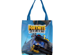 Fortnite Canvas Grocery Bag Shopping Bag Reusable Large Shopping Canvas Bags Natural White Cloth Shoulder Bags Canvas Tote Bag Perfect for Crafting Decorating