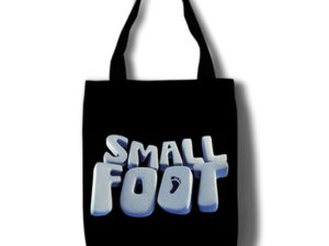 Smallfoot Canvas Grocery Bag Shopping Bag Reusable Large Shopping Canvas Bags Natural White Cloth Shoulder Bags Canvas Tote Bag Perfect for Crafting Decorating