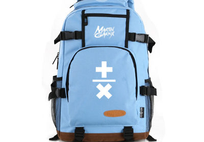 Martin Garrix Backpack School Bag Black Red Blue