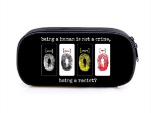 No to Racism Pen Case Student’s Large Capacity Pencil Bag