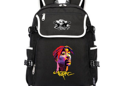 18“2PAC USB Backpack School Bag