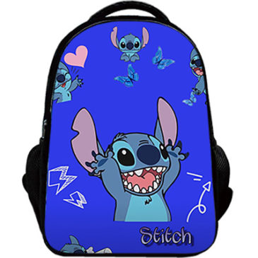 16″Stitch Backpack School Bag – Baganime