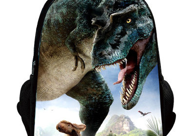Jurassic Dinosaur Backpack Kids Youth Student High Capacity Waterproof School Bag Birthday Gifts