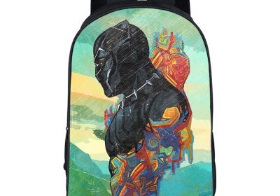 16‘’Chadwick Boseman Black Panther Backpack School Bag