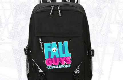 18”Fall Guys Backpack School Bag