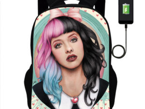 18‘’Melanie Martinez Cry Baby Backpack School Bag Black