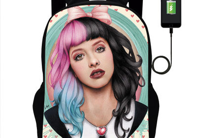 18‘’Melanie Martinez Cry Baby Backpack School Bag Black
