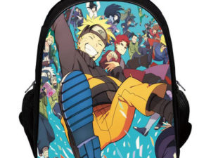 NARUTO Backpack Kids Youth Student High Capacity Waterproof School Bag Birthday Gifts