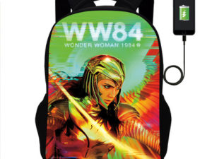 18‘’Wonder Woman 1984 Backpack School Bag Black