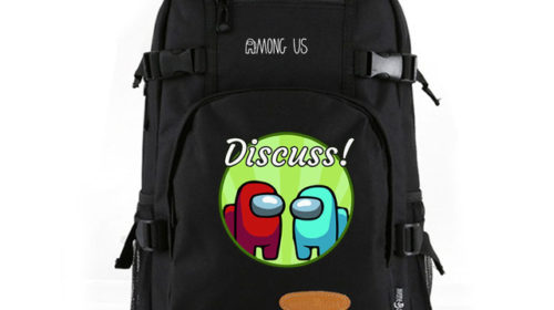 Among Us Backpack College Preppy Oxford Fashion Street Casual Bagpack Middle School Student Bag for Boy Girl