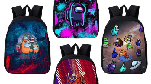 Among Us Impostor Backpacks for Teenage  Schoolbags Book Bag Travel Bags