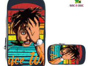 Juice Wrld Pencil Case Students Pencil Box Kids Cartoon Pen Bag Boys Girls