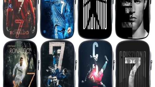 Cristiano Ronaldo CR7 Pencil Case Kids Pen Box Students Boys Girls Large Capacity Stationery Storage Bag