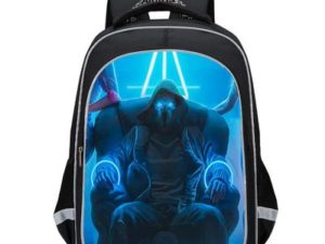 Cyberpunk 2077 double-layer backpack personalized school bag