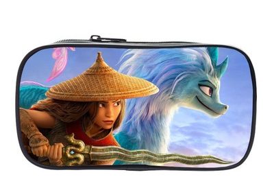 Raya and The Last Dragon Bags Pencil-Box for Kids School Supplies Stationery Storge supports customization