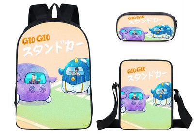 16 Inch PUI PUI Mouker Backpack School Bag+Messenger Bag+Pencil Bag