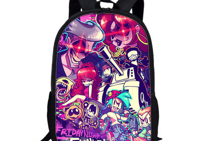18 Inch Friday Night Funkin Backpack School Bag