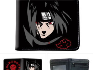 Bifold PU Leather NARUTO Wallet Coin Pocket Credit Card Id Window Card Holder