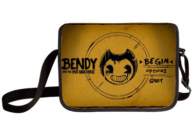 Bendy and the Ink Machine shoulder bag primary and middle school students messenger bag children's make-up bag