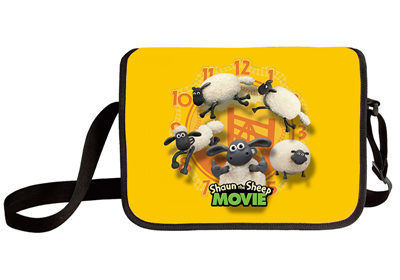 Shaun the Sheep shoulder bag primary and middle school students messenger bag children's make-up bag