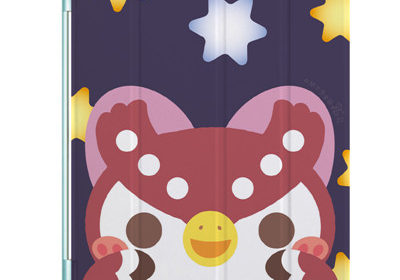 Animal Crossing Ipad Leather Case Advanced Pu Leather Protective Cover Automatic Wake Up and Sleep Magnetic Closure Multiple Angle Bracket