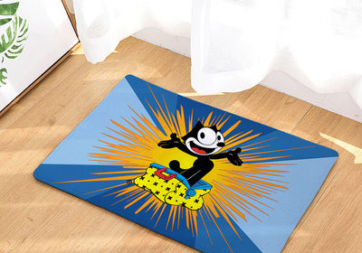 Felix the Cat Ultra Soft Indoor Modern Area Rugs Fluffy Living Room Carpets Suitable for Children Bedroom