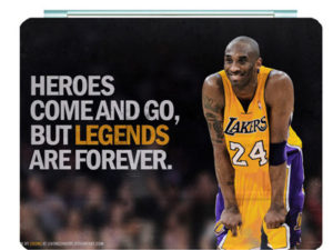 Kobe Bryant Ipad Leather Case Advanced Pu Leather Protective Cover Automatic Wake Up and Sleep Magnetic Closure Multiple Angle Bracket