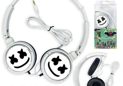 Marshmello Phone Computer MP3 Universal Cable Mini-Game Music Headset
