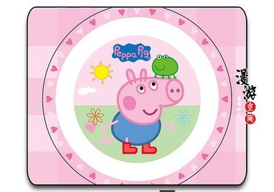 Peppa Pig Natural Rubber Washable Computer Game Mouse Pad